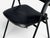 Jacques Adnet Attr., Folding Chair, Black Leather, Brass, France, 1950s For Sale In New York - Image 6 of 10