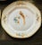 Set of 10!pcs antique porcelain plates dessert with birds of paradise. Sextagonal shape, porcelain made in Checkoslovakia.