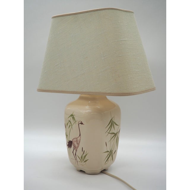 Mid-Century Modern Vintage Table Lamp from Mideramica Pottery, Portugal, 1980s For Sale - Image 3 of 13