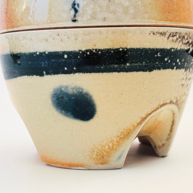 Postmodern Studio Pottery Container For Sale - Image 9 of 11