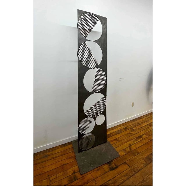 Sculpture Vintage Steel and Iron For Sale In Providence - Image 6 of 6