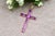 19.2k Gold Cross Pendant with Rubies For Sale - Image 6 of 8