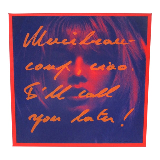 Daniel Dens Painting of Bridget Bardot 2008 For Sale