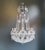 Beaded Brass Crystal Chandelier Antique For Sale - Image 6 of 11