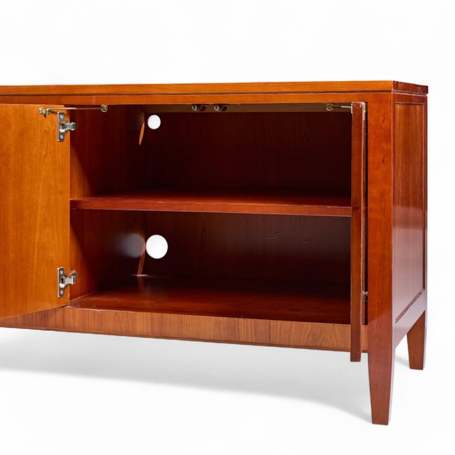 Wood Late 20th Century Kindel Furniture Cherry Credenza For Sale - Image 7 of 9