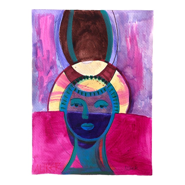 “The Sun’s Queen” Original Painting by Cassandra Auker For Sale