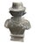 Vintage Anthropomorphic Cast Iron Dog Bust in Fedora and Overcoat For Sale - Image 4 of 12