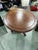 Beautiful vintage round pedestal table with classic, timeless appeal. Crafted from solid wood, this table features a thick...