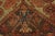 1880s Brown Medallion Tribal Antique Turkish Anatolian Kula Carpet 4'6'' X 5'6'' Knotted Wool Rug For Sale - Image 9 of 11