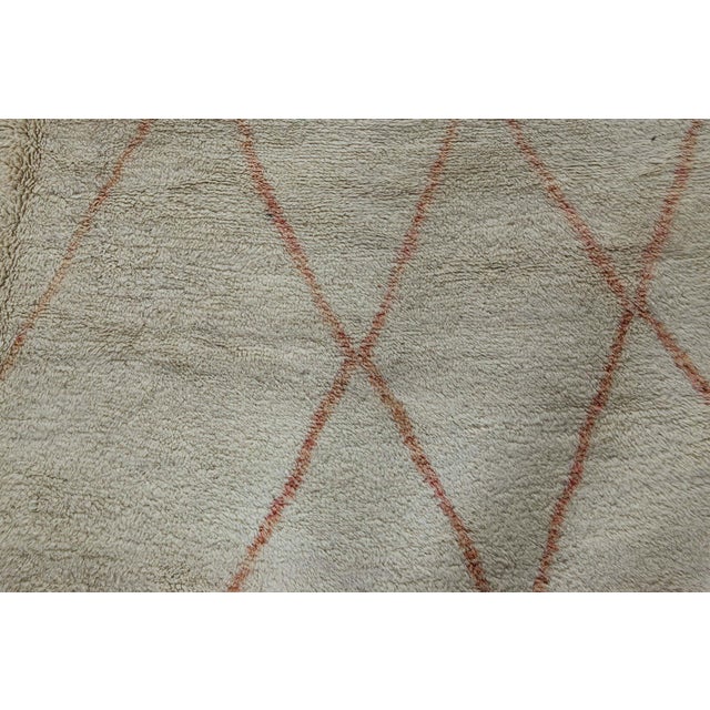 Tribal Contemporary Moroccan Geometric Wool Rug by Doris Leslie Blau For Sale - Image 3 of 9