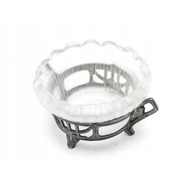 Art Nouveau Polish Sugar Bowl, Germany, 1890s For Sale - Image 3 of 9
