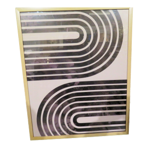 Verna Panton Style 2 Tone Print