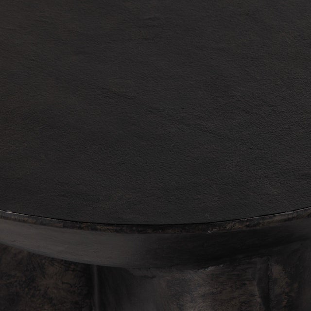 Four Hands Sante Coffee Table - Raw Black 36" For Sale - Image 10 of 12