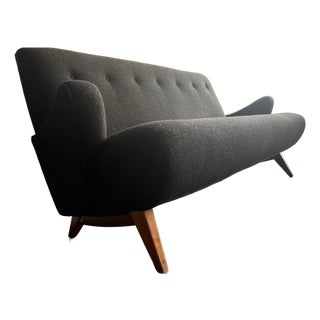 1950s Attributed to Jens Risom Small Sofa Setee For Sale