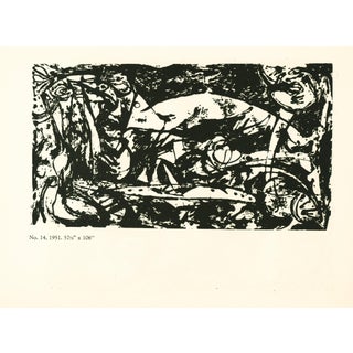 1951 Jackson Pollock Serigraph "No. 14, 1951" For Sale
