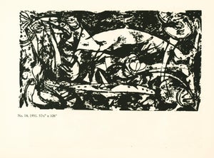1951 Jackson Pollock Serigraph "No. 14, 1951"