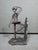 1980s Vintage Brutalist Abstract Ballerina Metal Bookend Sculpture For Sale - Image 5 of 9