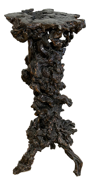 C. Late 19th Century Antique Chinese Rootwood Pedestal