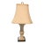 Vintage Porcelain Lamp With Shade For Sale