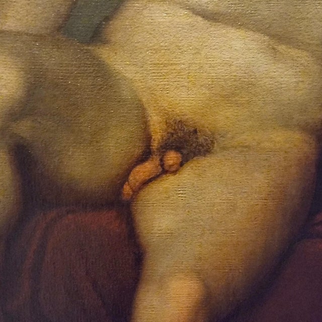 Luigi Sabatelli, Nude Man, 1800s, Oil on Canvas For Sale - Image 7 of 11