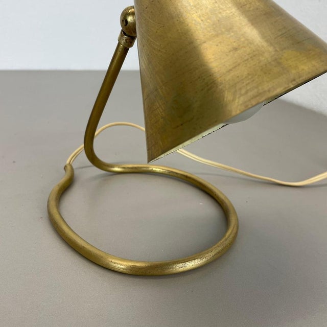 Mid-Century Modern Brass Table Light in the style of Rupert Nikoll, Austria, 1950s For Sale - Image 16 of 18