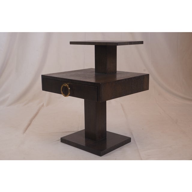 Mid-Century Modern Attributed to Lane Stacked End Bedside Tables, Pair For Sale - Image 3 of 6