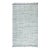5x9 Ivory Hand-Knotted Wool Linear Gridwork Modern Geometric Carpet Rug For Sale