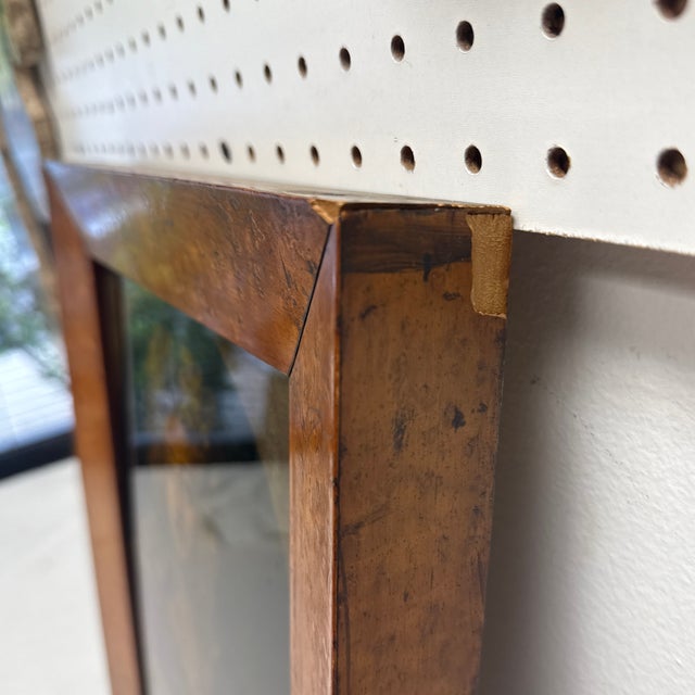 Early 20th C Antique Birds Eye Maple Frame With John Faber Print For Sale - Image 10 of 10