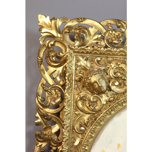 Large Carved Giltwood Frame, 1920s For Sale - Image 10 of 11