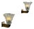 Art Deco Medusa Piccola Wall Sconces from Ercole Barovier, 1940, Set of 2 For Sale
