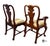 Vintage Chippendale Style Mahogany Dining Chairs - Set of 6 For Sale In Greensboro - Image 6 of 10