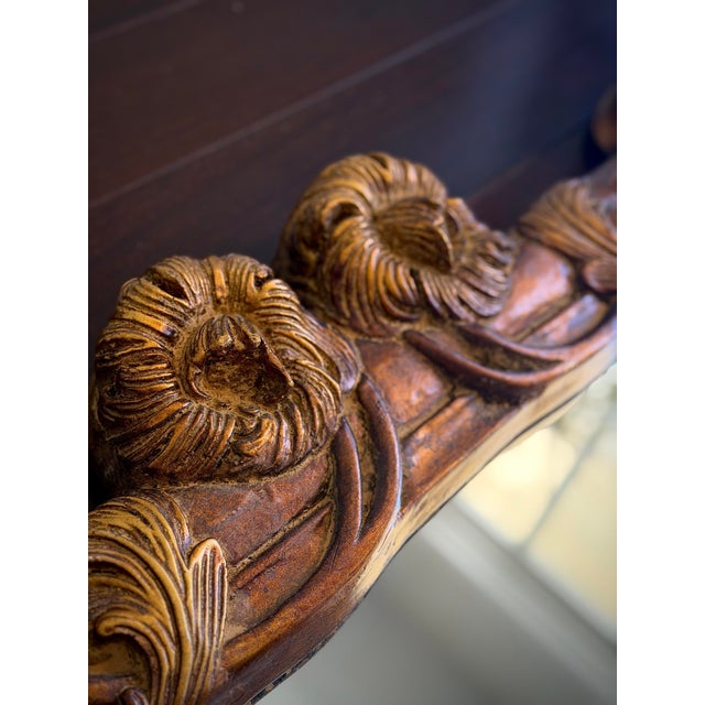 Spectacular One of a Kind Sculptural Oversized Architectural Carved Wall Mirror in the Style of John-Richard & Maitland-Smith For Sale - Image 10 of 11