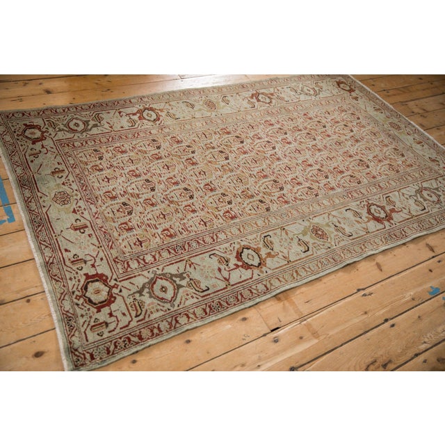 Beige Vintage Distressed Malayer Rug - 4'5" x 6'10" For Sale - Image 8 of 10