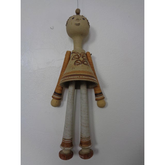 Figurative Studio Ceramic Wind Chime by Karen Boel, Denmark, 1960s For Sale - Image 3 of 18