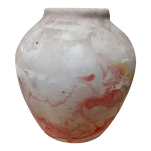 Nemadji Ceramic Indian Art Pottery Pink Vase Moose Lake, Minnesota