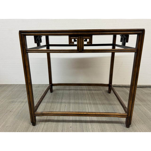 Michael Taylor for Baker Furniture Far East Collection Side Table For Sale In San Francisco - Image 6 of 12