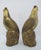 Ceramic Borghese Italian Chalkware Gold Painted Quail Bird Mid Century Figurine Pair For Sale - Image 7 of 12
