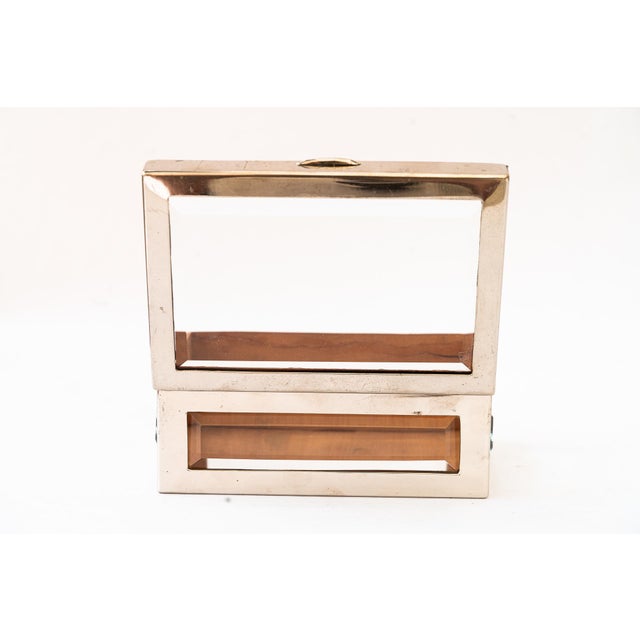 Nickel-Plated, Wood and Cut Glass Box, Vienna, 1920 For Sale - Image 12 of 15