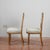Antique Walnut Chairs with Blue Fabric, 1800s, Set of 2 For Sale - Image 6 of 17
