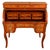 Antique French Louis XV Cylinder Marquetry & Ormolu Bureau Writing Desk 1880 For Sale - Image 4 of 17