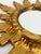 Boho Chic Gilded Wooden Sun Mirror For Sale - Image 3 of 11