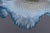 French Art Deco Blue and White Opalescent Ruffled Glass Ceiling Light, 1930s For Sale - Image 4 of 18