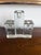 Transparent Blenko Cracked Ice Candle Holders For Sale - Image 8 of 9