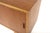 Vintage Scandinavian sideboard, 1960s. Teak frame with contrasting oak surround. Two sliding doors with recessed handles,...