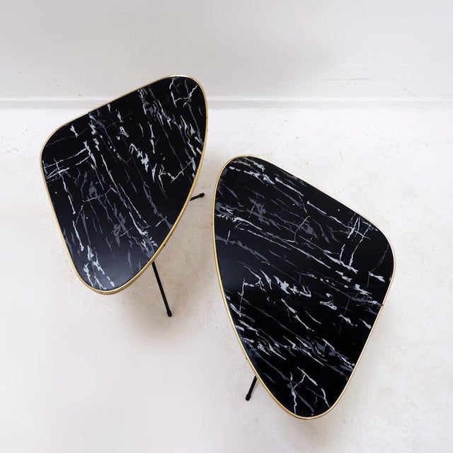 Atomic Expo Tripod Tables from Erdal, 1950s, Set of 2 For Sale - Image 6 of 16