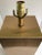 1970s Travertine Marble and Brass Column Table Lamp For Sale - Image 12 of 12