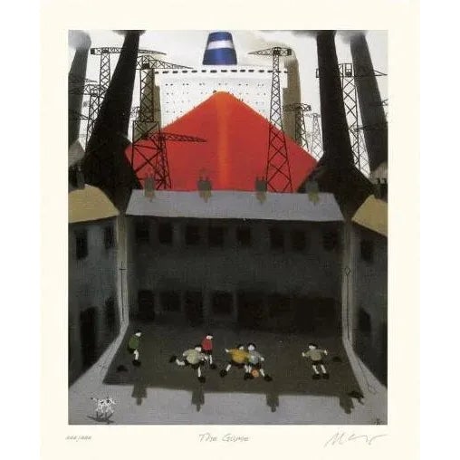 Unframed Limited Edition Serigraph Art Print on Paper. Hand signed by the artist. Paper Size: 27.75" x 23.25", Image Size:...