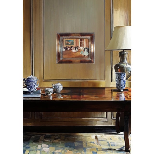 1930s 1930s Parisian Ballerinas Post Impressionist Original Oil on Canvas Signed Marcel Cosson For Sale - Image 5 of 5