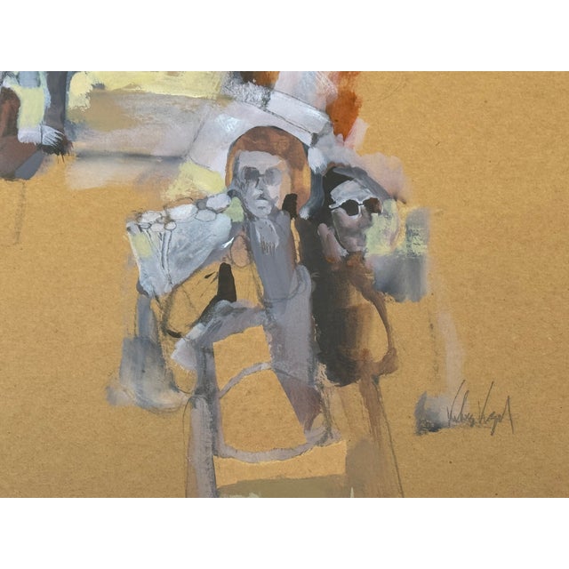 1970s Veloy Vigil (1931-1997) American, Gouache on Paper For Sale - Image 4 of 12