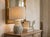 A made-to-order ceramic table lamp by Audrey White McCumber of Red Bear Pottery, this sculptural work brings a...